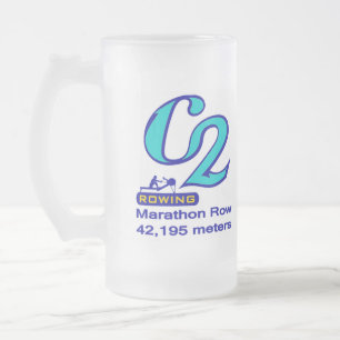 De Cristal Esmerilado Taza del maratón para Leftys