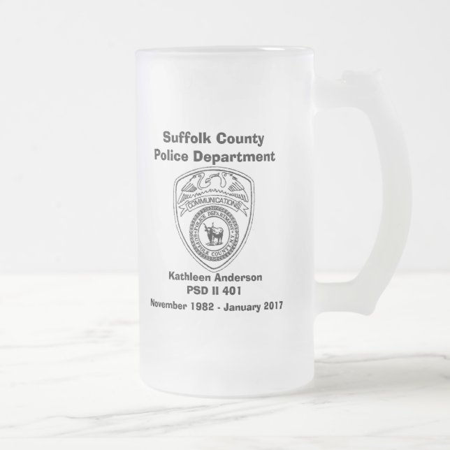 De Cristal Esmerilado Taza del retiro (Derecha)