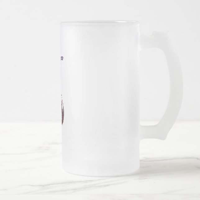 De Cristal Esmerilado taza del rollin (Derecha)