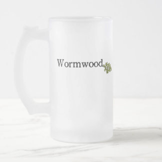 De Cristal Esmerilado Taza del vidrio del ajenjo