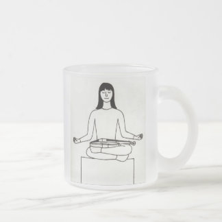 De Cristal Esmerilado Taza del Violist del zen
