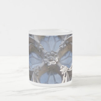 De Cristal Esmerilado Taza del vitral