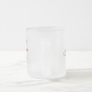 De Cristal Esmerilado Taza feliz con el nombre