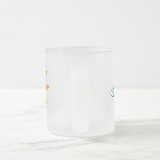De Cristal Esmerilado Taza feliz con el nombre