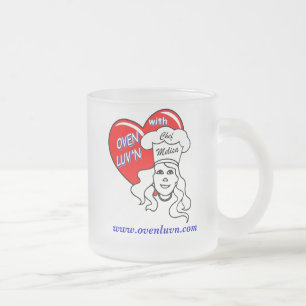 De Cristal Esmerilado Taza helada