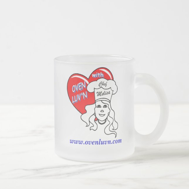 De Cristal Esmerilado Taza helada (Derecha)