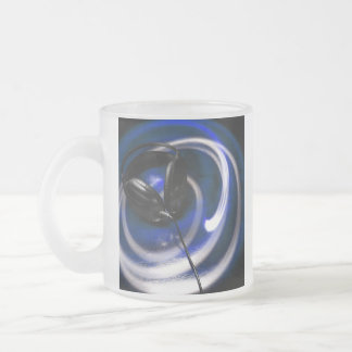 De Cristal Esmerilado Taza helada