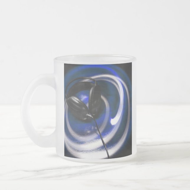 De Cristal Esmerilado Taza helada (Izquierda)