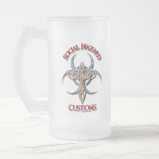 De Cristal Esmerilado taza helada