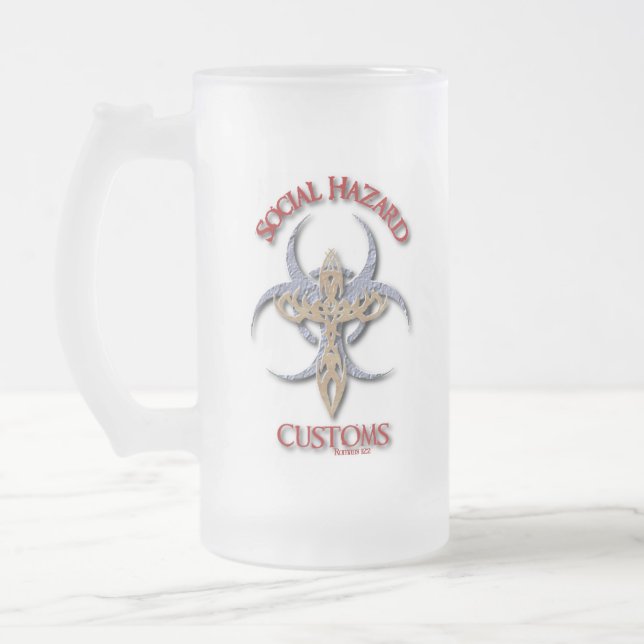 De Cristal Esmerilado taza helada (Izquierda)