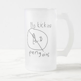 De Cristal Esmerilado Taza helada