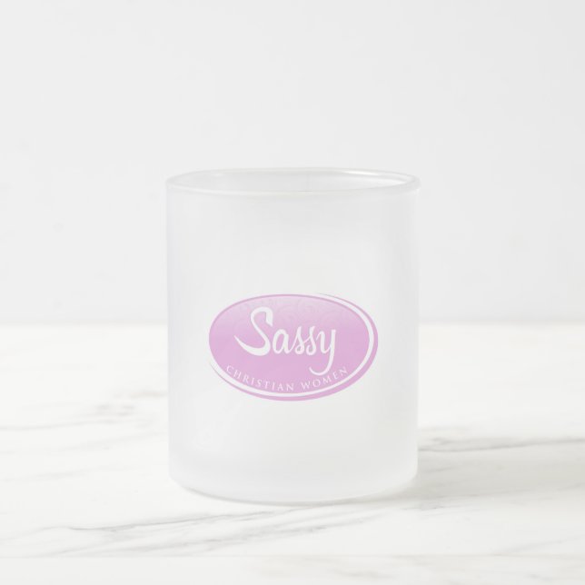 De Cristal Esmerilado Taza helada (Centro)