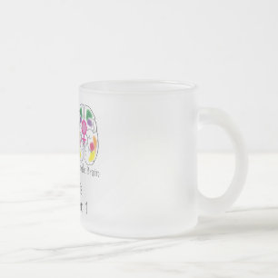 De Cristal Esmerilado Taza helada 2 lados