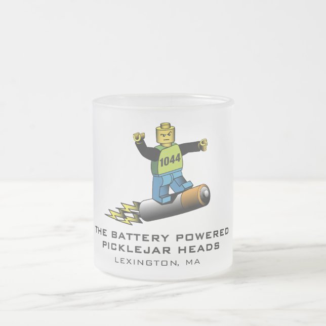 De Cristal Esmerilado Taza helada BPPJH (Centro)
