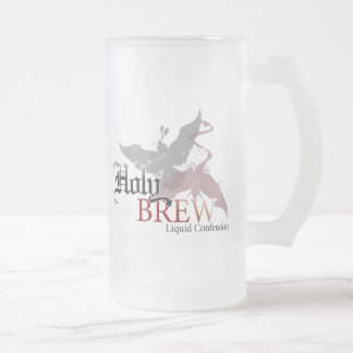De Cristal Esmerilado Taza helada Brew santo - 16oz