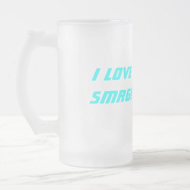 De Cristal Esmerilado Taza helada Bruiserz balística (Izquierda)