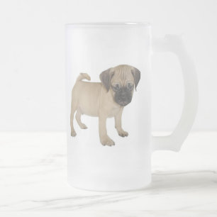 De Cristal Esmerilado Taza helada con el bebé Puggle