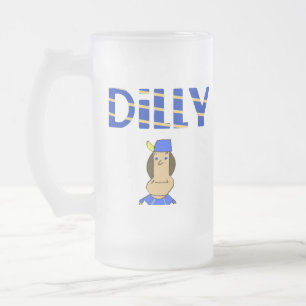 De Cristal Esmerilado Taza Helada Dilly