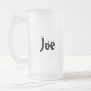 De Cristal Esmerilado Taza helada estilo del Joe-Nombre