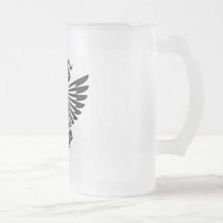 De Cristal Esmerilado Taza helada gorrión