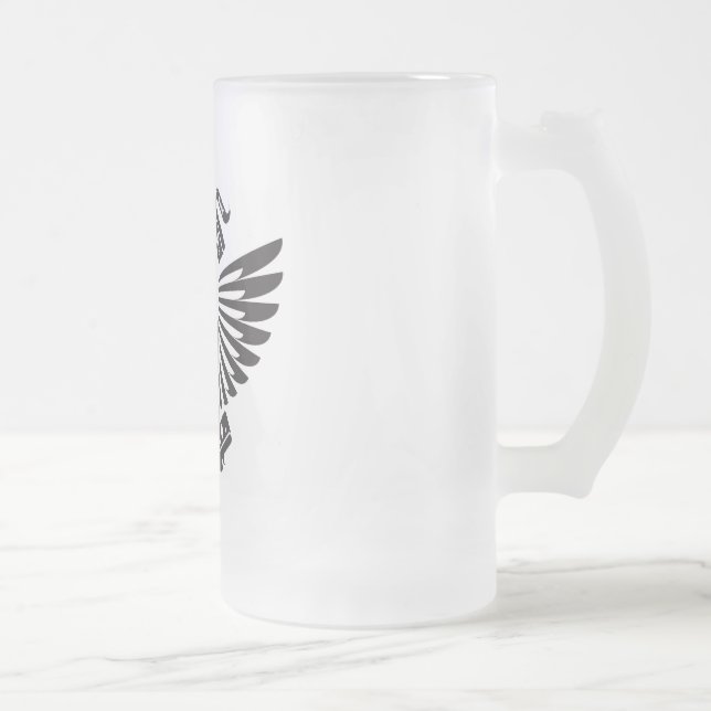 De Cristal Esmerilado Taza helada gorrión (Derecha)