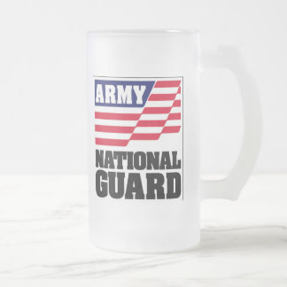 De Cristal Esmerilado Taza helada Guardia Nacional del ejército