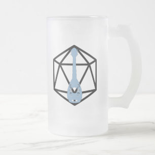 De Cristal Esmerilado Taza helada inspirada bardo del D&D