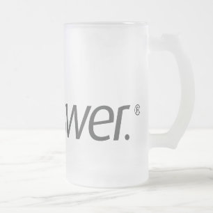 De Cristal Esmerilado Taza helada JA