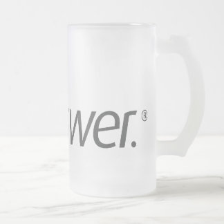De Cristal Esmerilado Taza helada JA