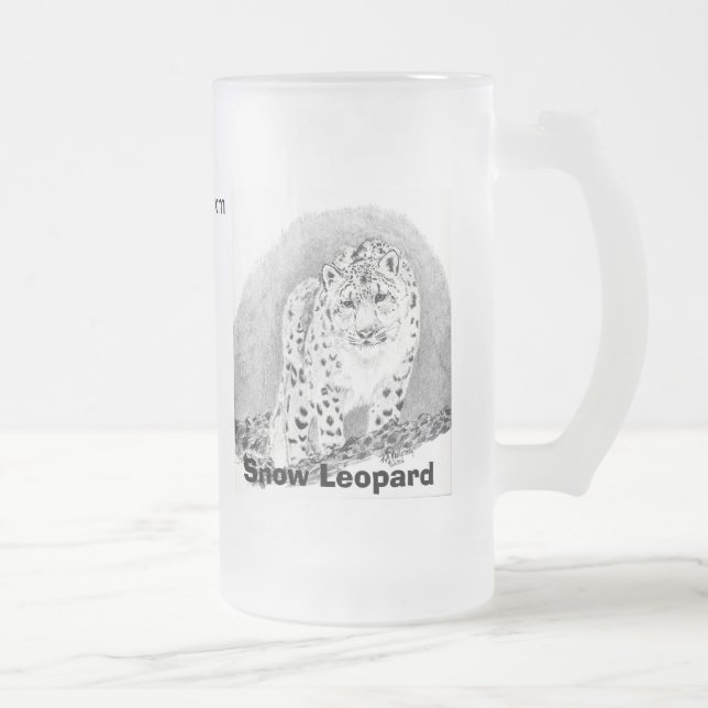 De Cristal Esmerilado Taza helada onza (Derecha)