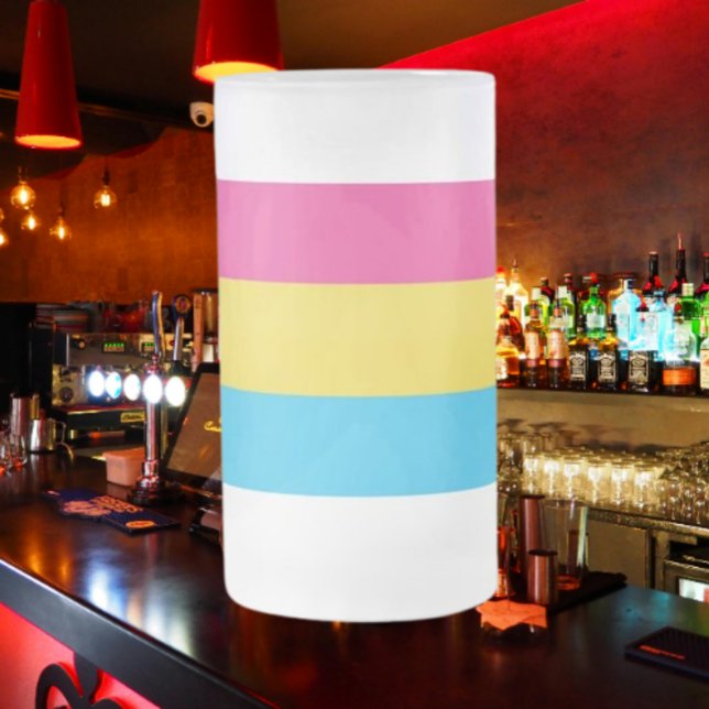 De Cristal Esmerilado Taza Helada Pan Pride (Subido por el creador)