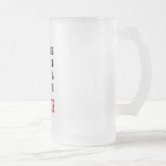 De Cristal Esmerilado Taza helada ruleta