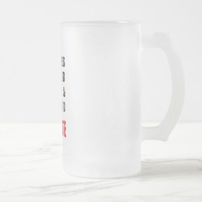 De Cristal Esmerilado Taza helada ruleta (Derecha)