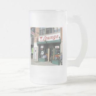 De Cristal Esmerilado Taza helada salón