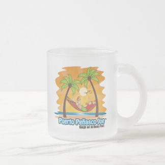 De Cristal Esmerilado taza helada temática mexicana 10oz