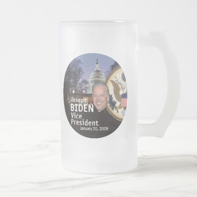 De Cristal Esmerilado Taza inaugural (Derecha)