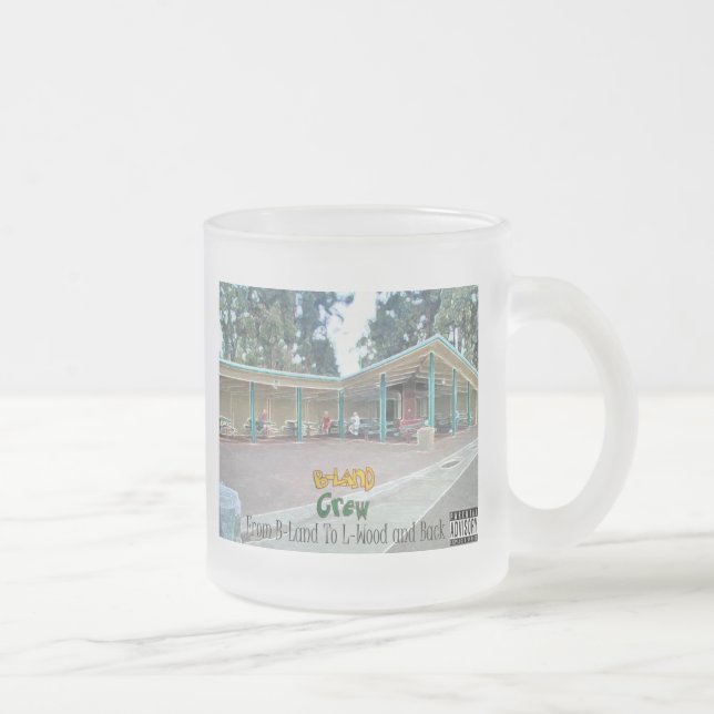 De Cristal Esmerilado Taza suave (Derecha)