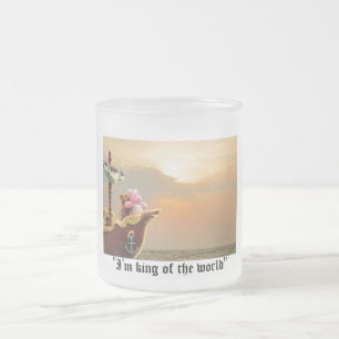 De Cristal Esmerilado Taza temática titánica