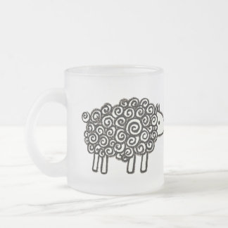 De Cristal Esmerilado Taza vergonzosa