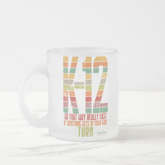 De Cristal Esmerilado Va esa manera… Taza helada