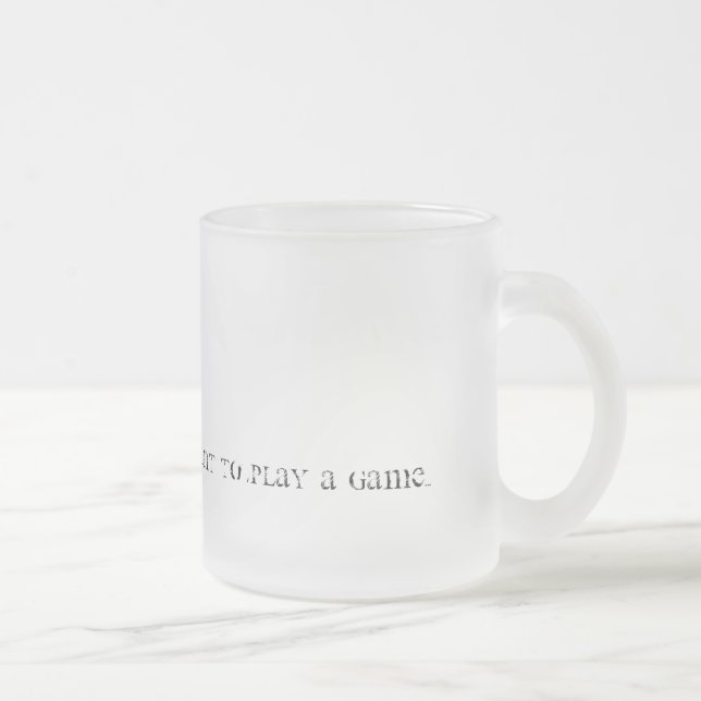 De Cristal Esmerilado Vio la taza II (Derecha)