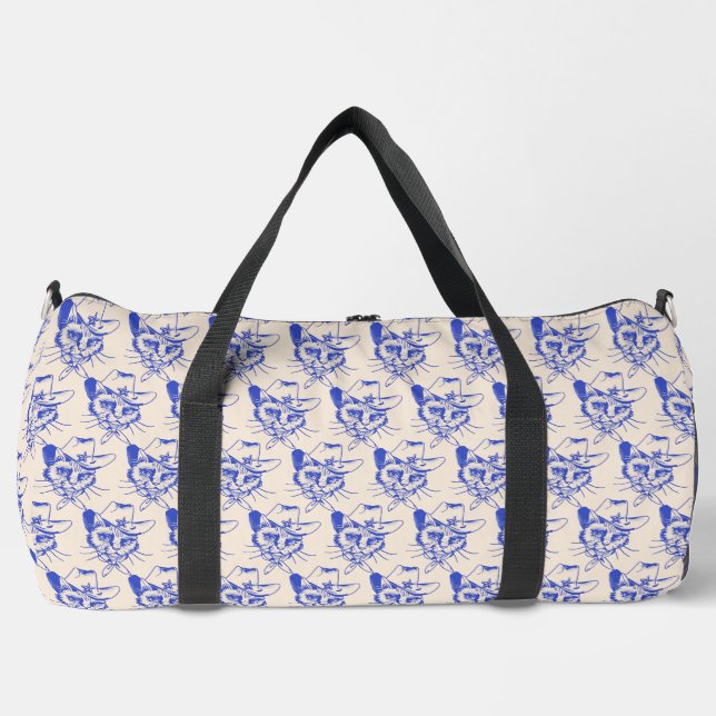 De Deporte Grande Bolso Duffle Kitty (Anverso)