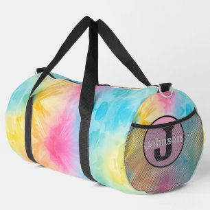De Deporte Grande Bolso Monograma Personalizable Tie Dye Arcoíris pa