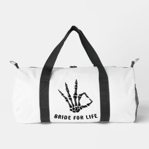 De Deporte Pequeño Bolso Rockstar Skeleton Bride Squad