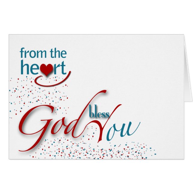 ¡De dios del corazón bendígale! (Anverso (Horizontal))