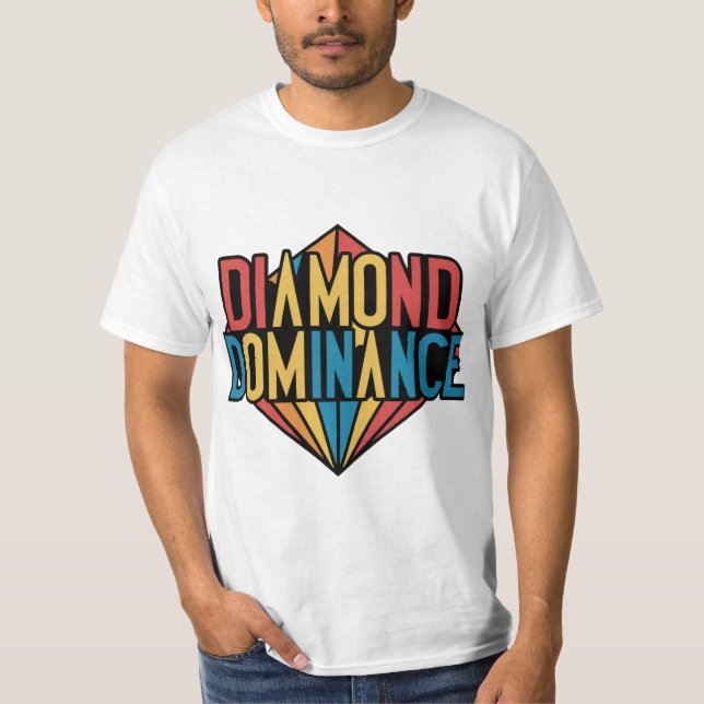👕 💎 de diseño de camisetas de dominio de diamant (Anverso)