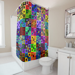 De Ducha Crazy Quilt Shower Cortina