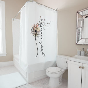De Ducha Dandelion Wish Shower Cortina Sunset Butterflies