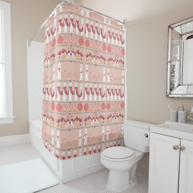 De Ducha Hermoso Ermines Cortina (In situ)