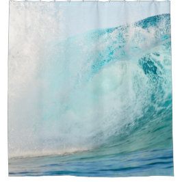 De Ducha Onda azul del Océano Pacífico que rompe la cortina